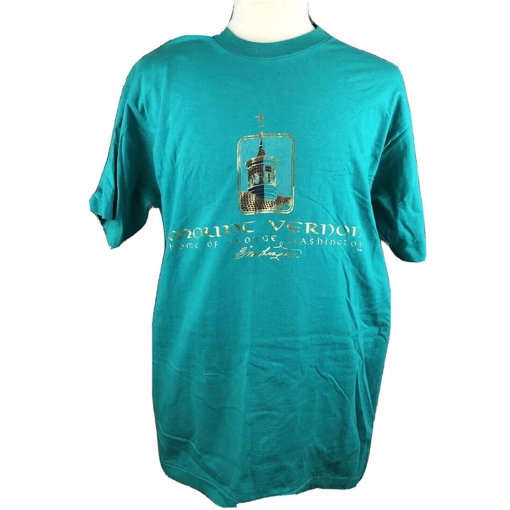 Vintage 90s Mt Vernon Washington T-Shirt Mens XL Single Stitch George Washington